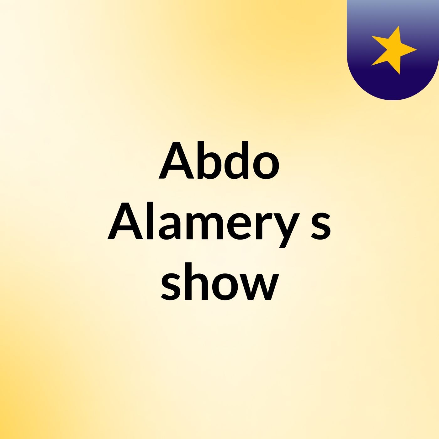 Abdo Alamery's show