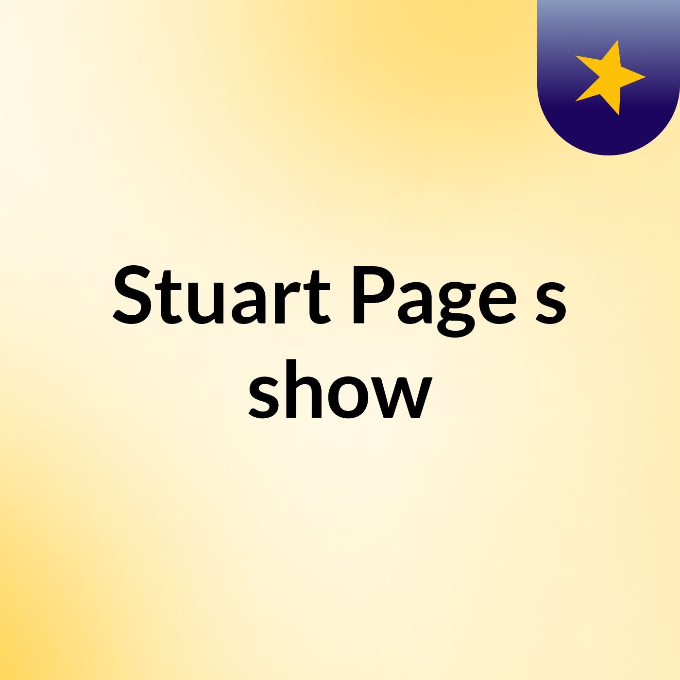Stuart Page's show