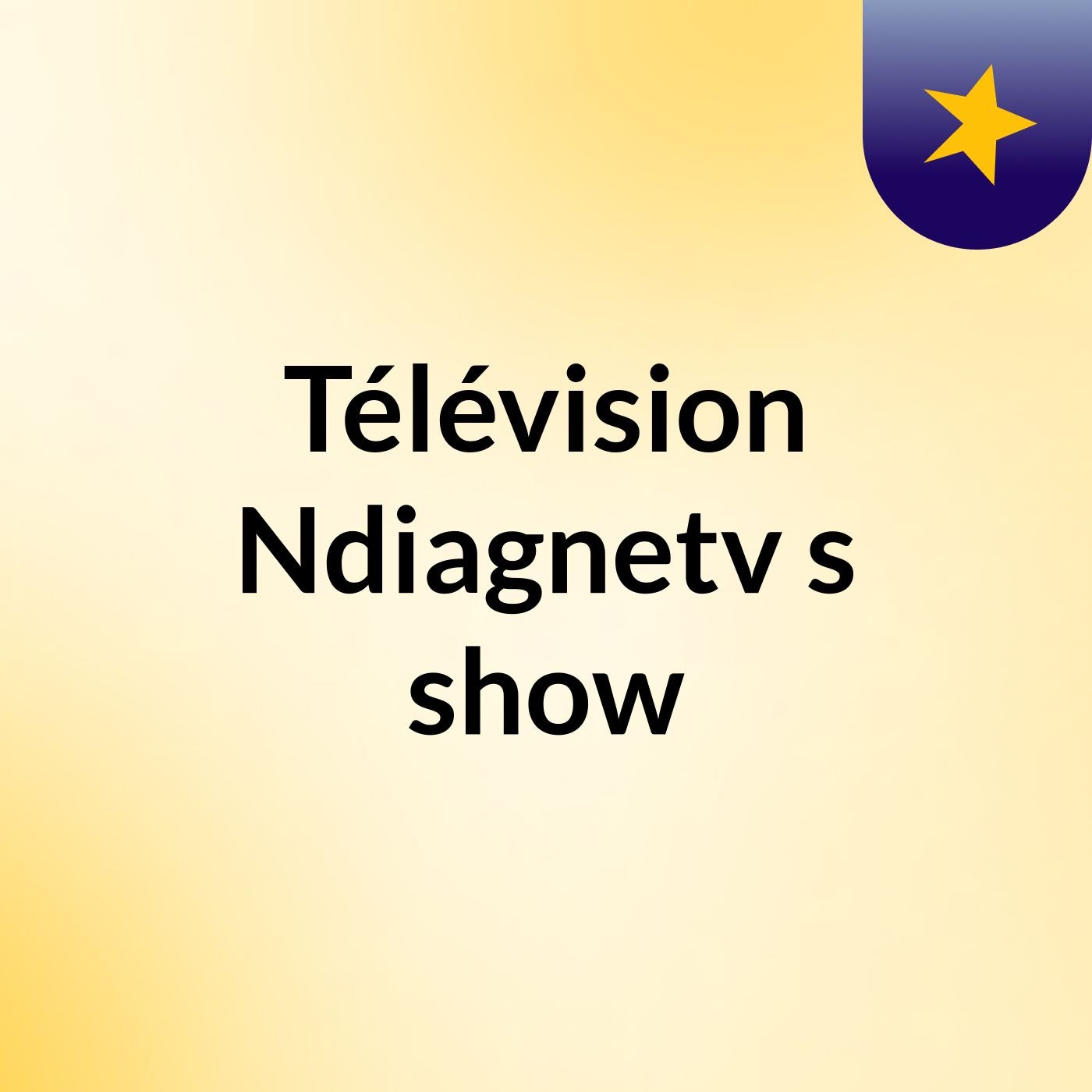 Télévision Ndiagnetv's show