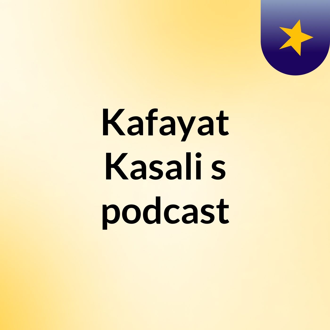 Kafayat Kasali's podcast