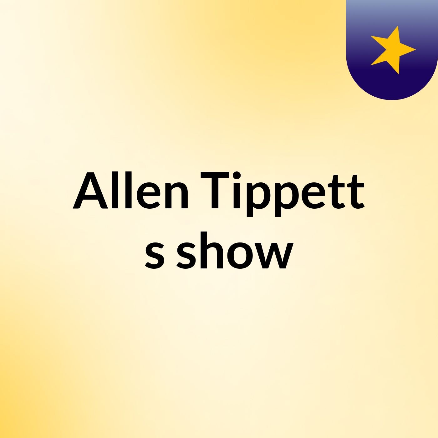 Allen Tippett's show cover art