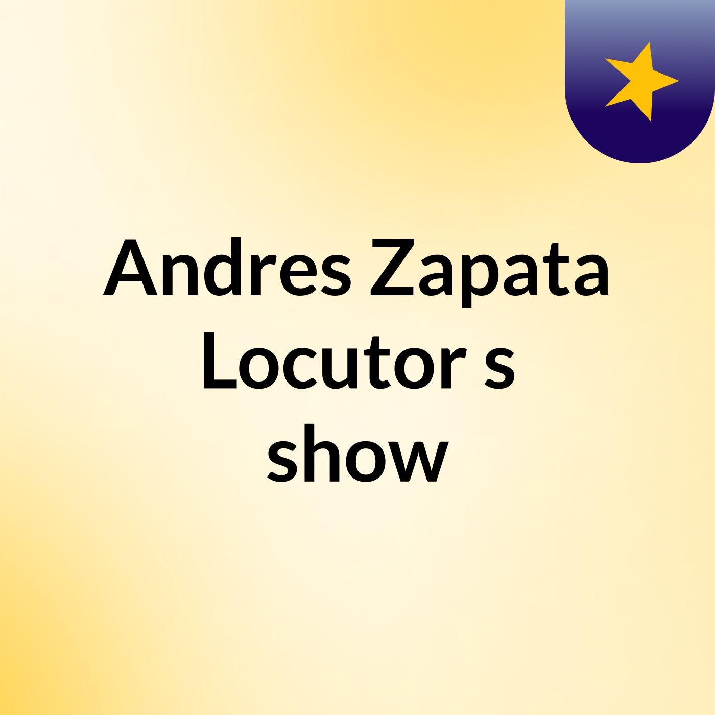 Andres Zapata Locutor's show