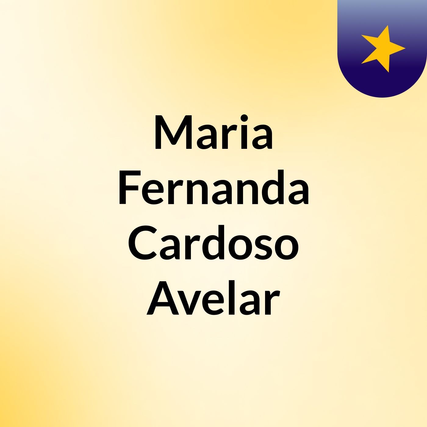 Maria Fernanda Cardoso Avelar