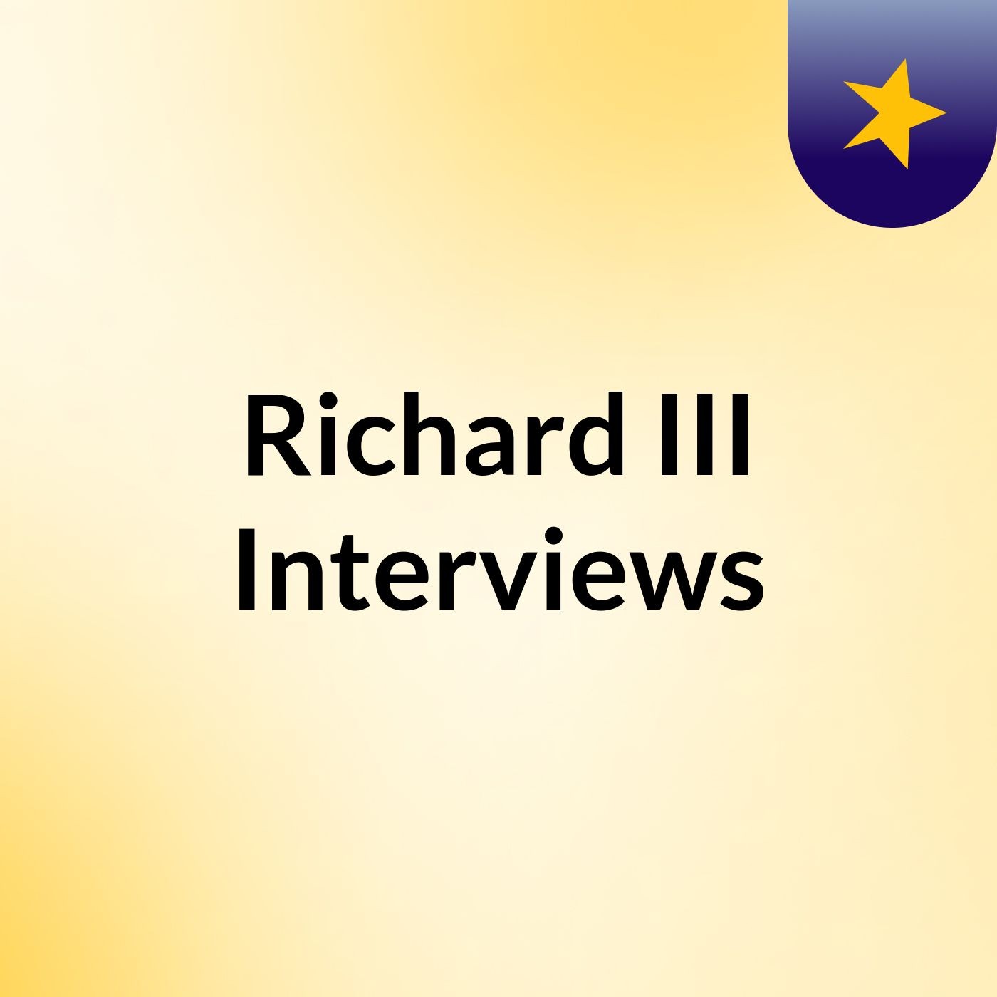 Richard III Interviews