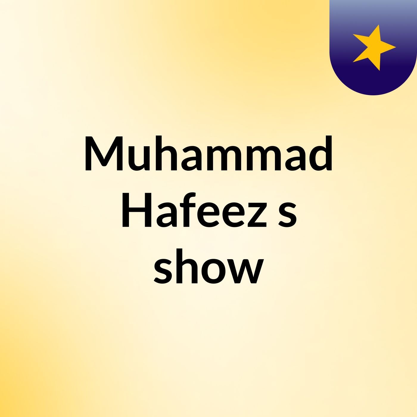 Muhammad Hafeez's show