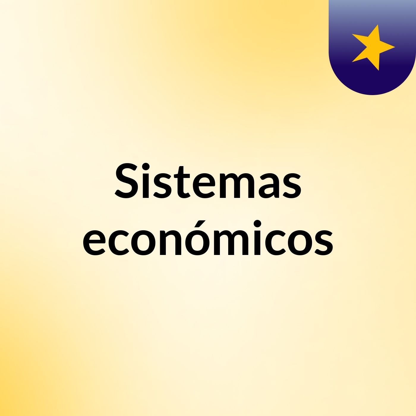 Sistemas económicos