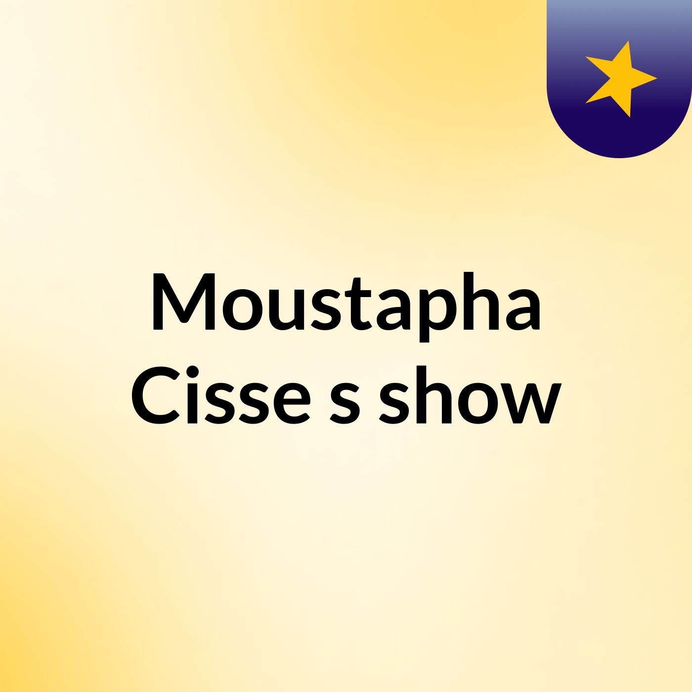 Moustapha Cisse's show