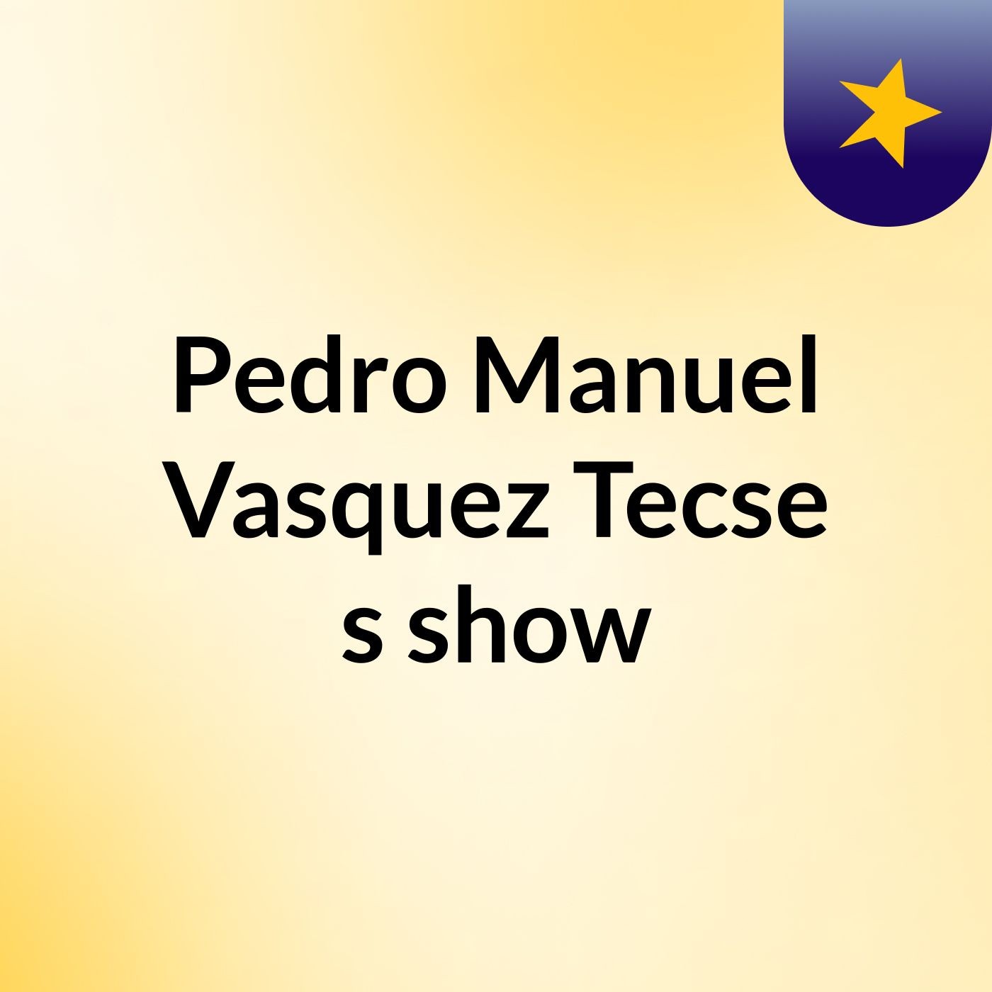 Pedro Manuel Vasquez Tecse's show