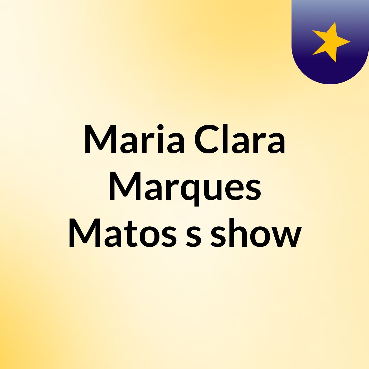 Maria Clara Marques Matos's show