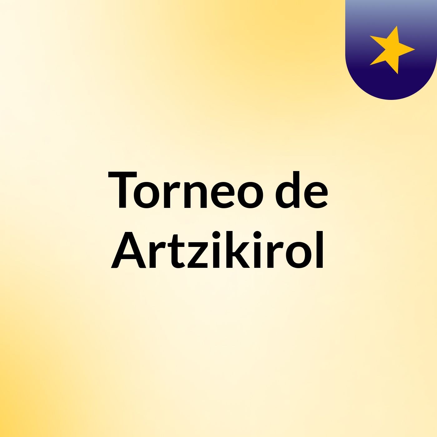 Torneo de Artzikirol