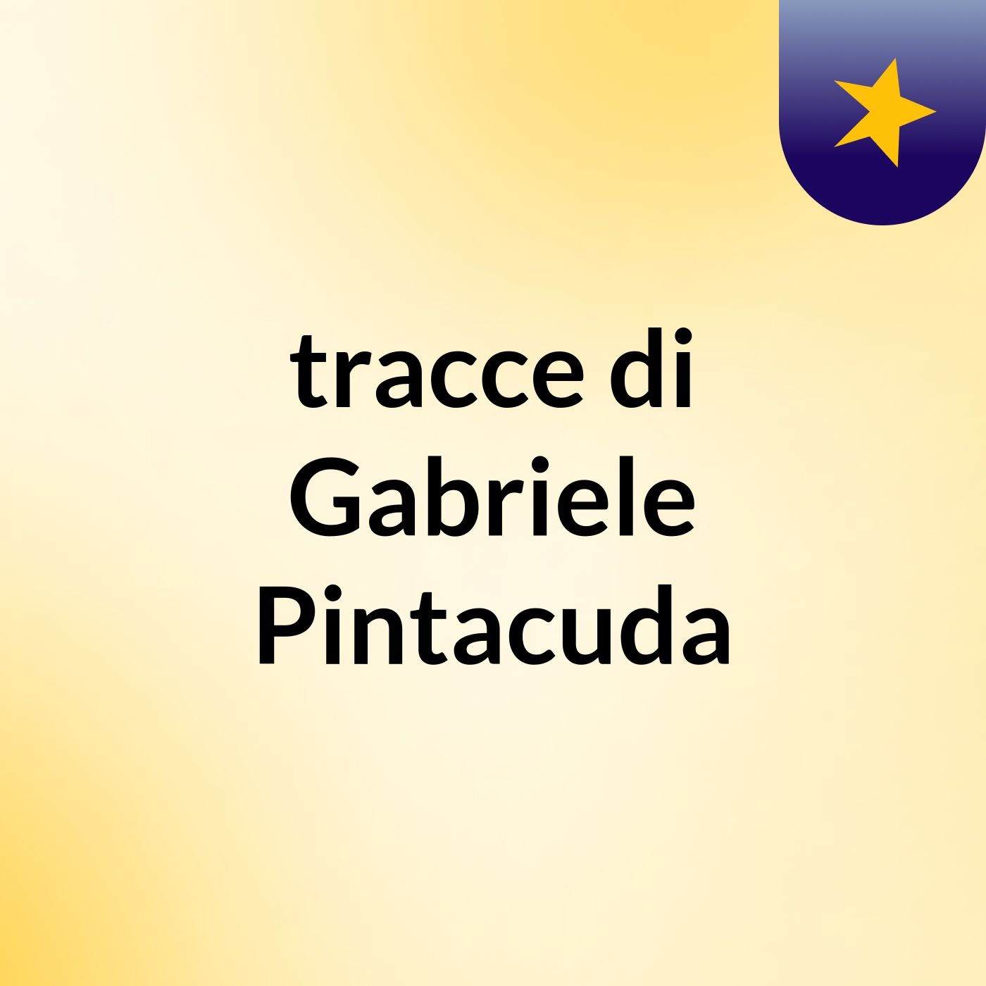 tracce di Gabriele Pintacuda