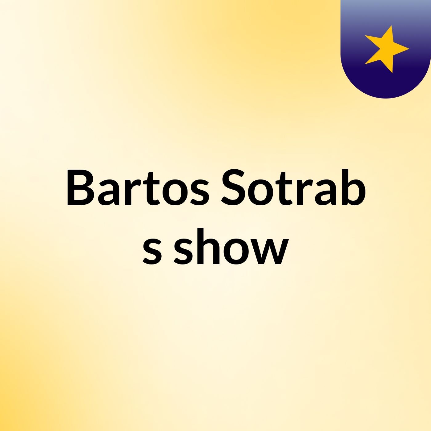 Bartos Sotrab's show