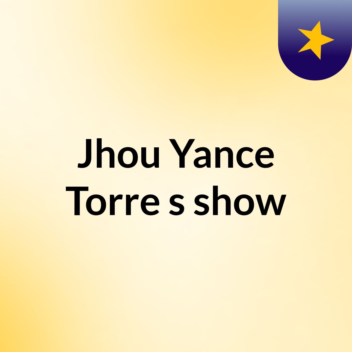 Jhou Yance Torre's show