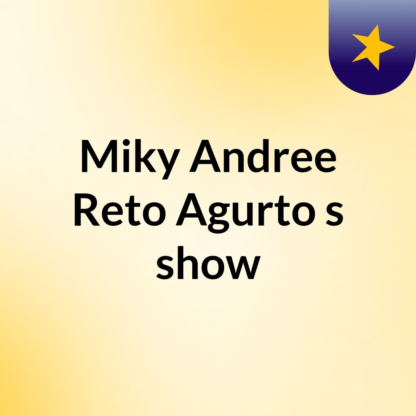 Miky Andree Reto Agurto's show