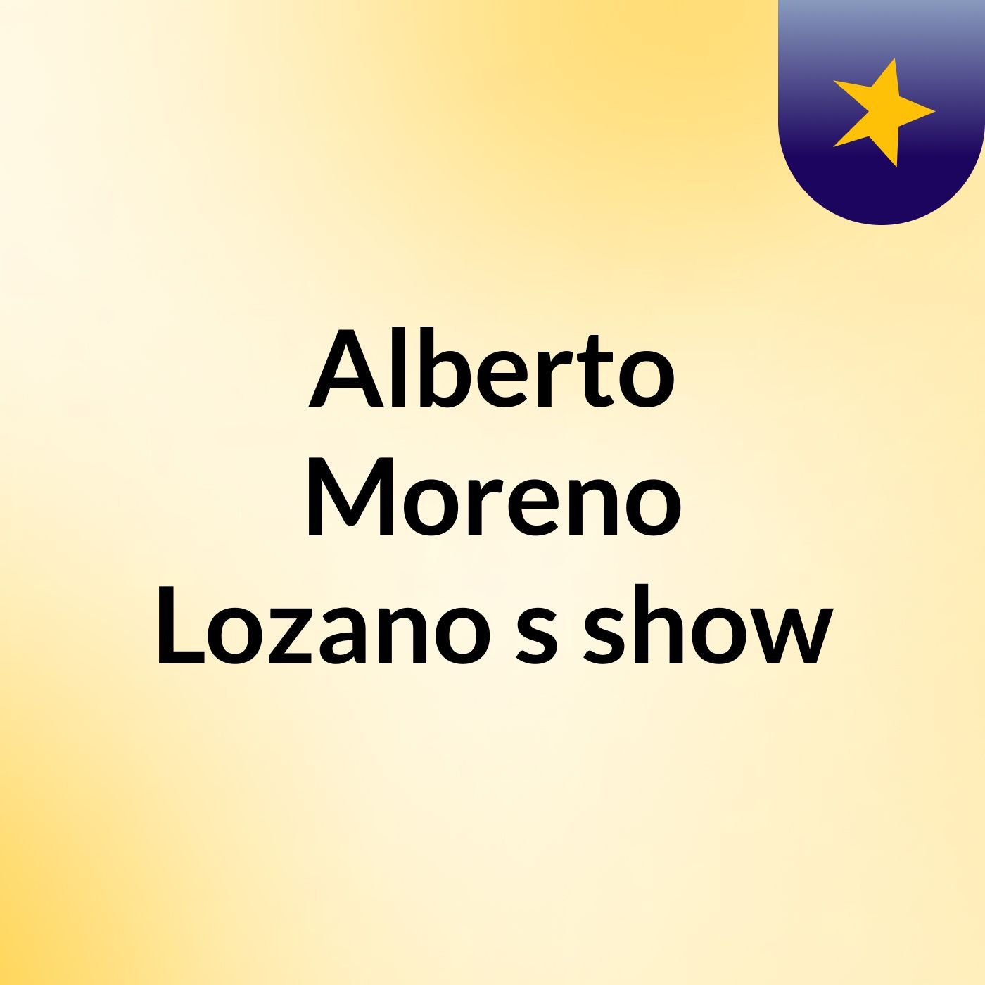 Alberto Moreno Lozano's show