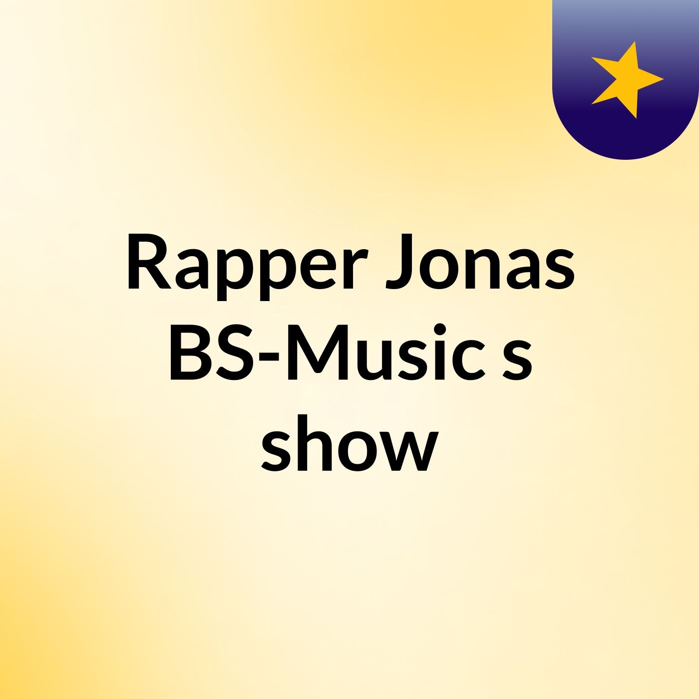 Rapper Jonas BS-Music's show