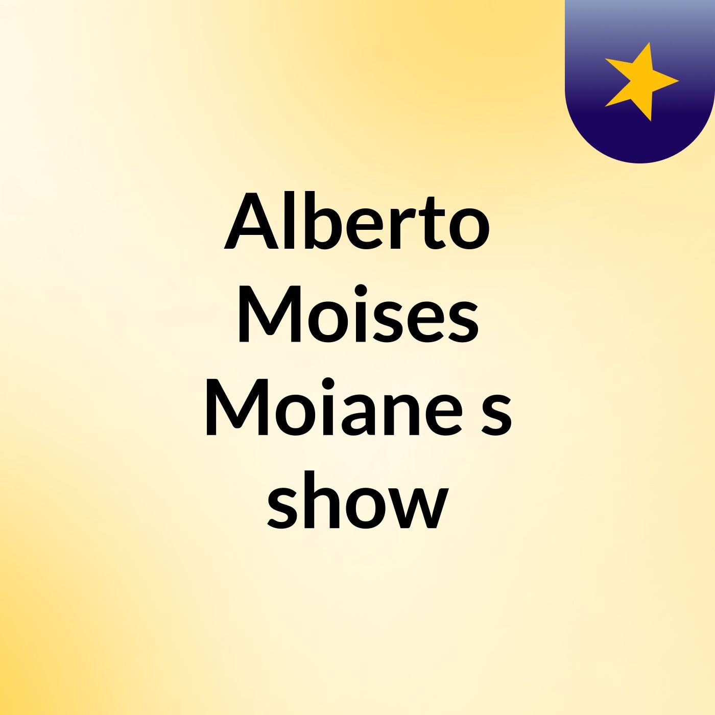 Alberto Moises Moiane's show