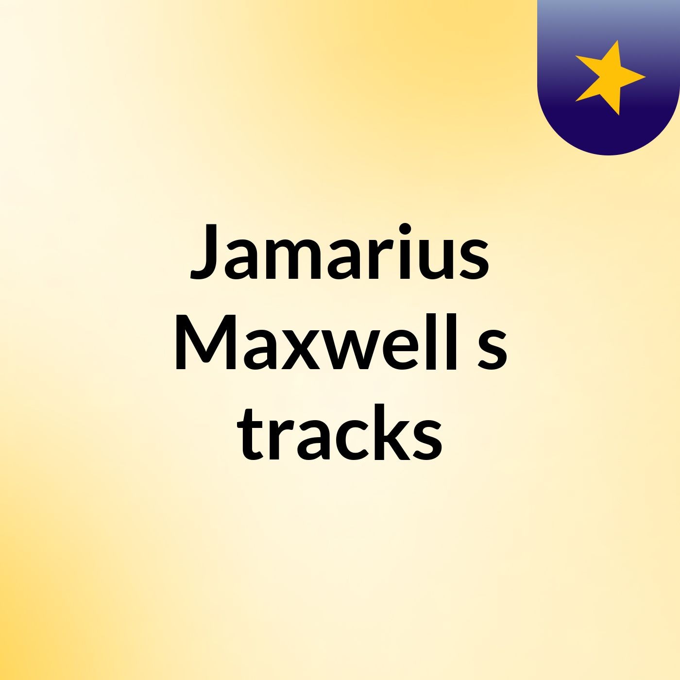 Jamarius Maxwell's tracks