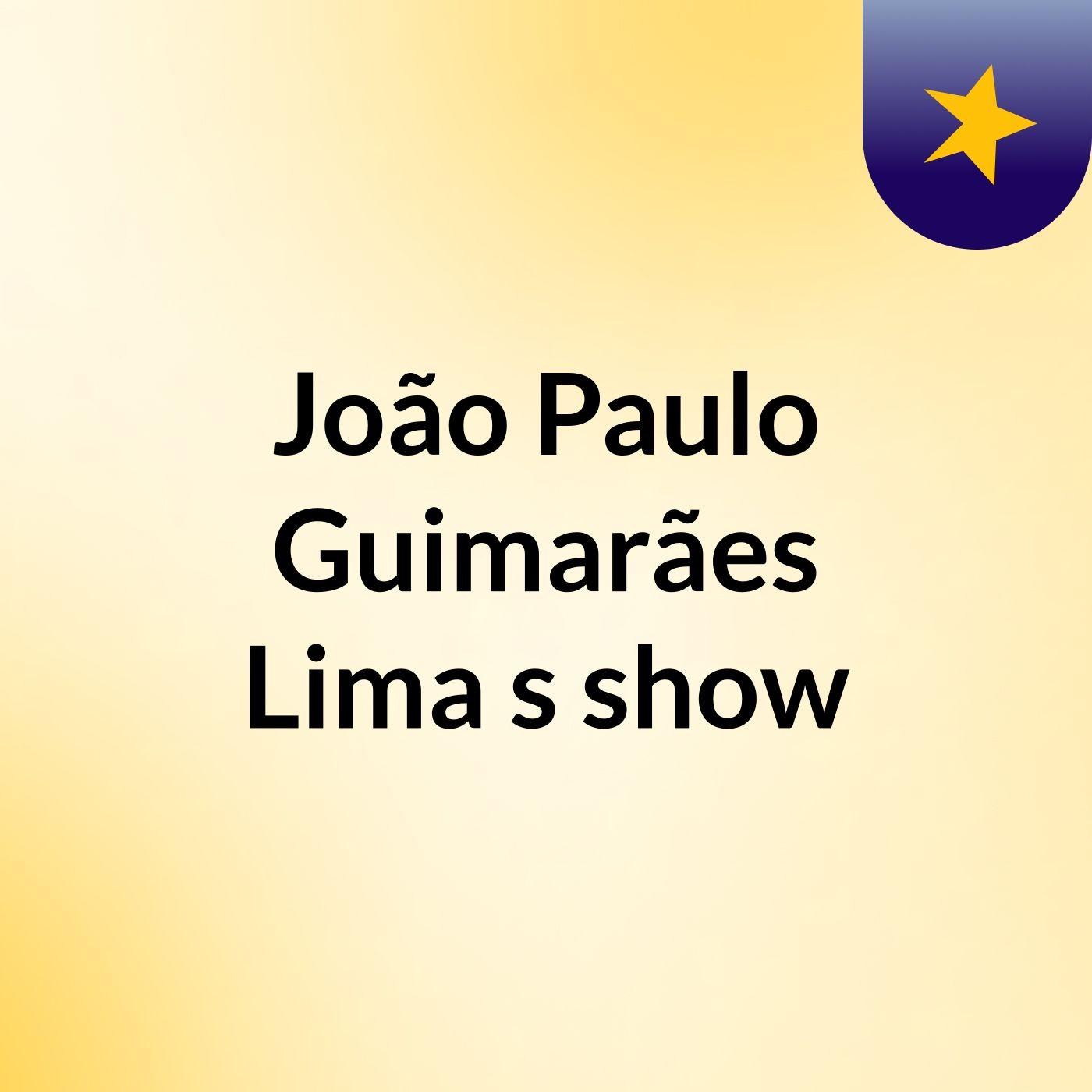 João Paulo Guimarães Lima's show