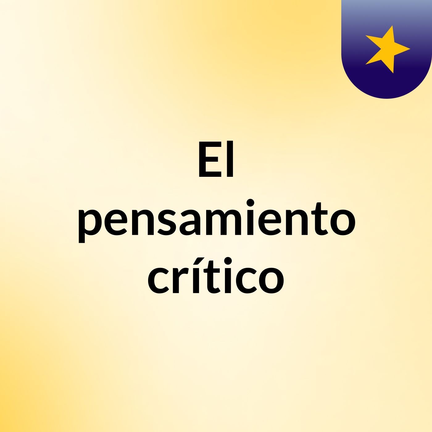 El pensamiento crítico podcast artwork
