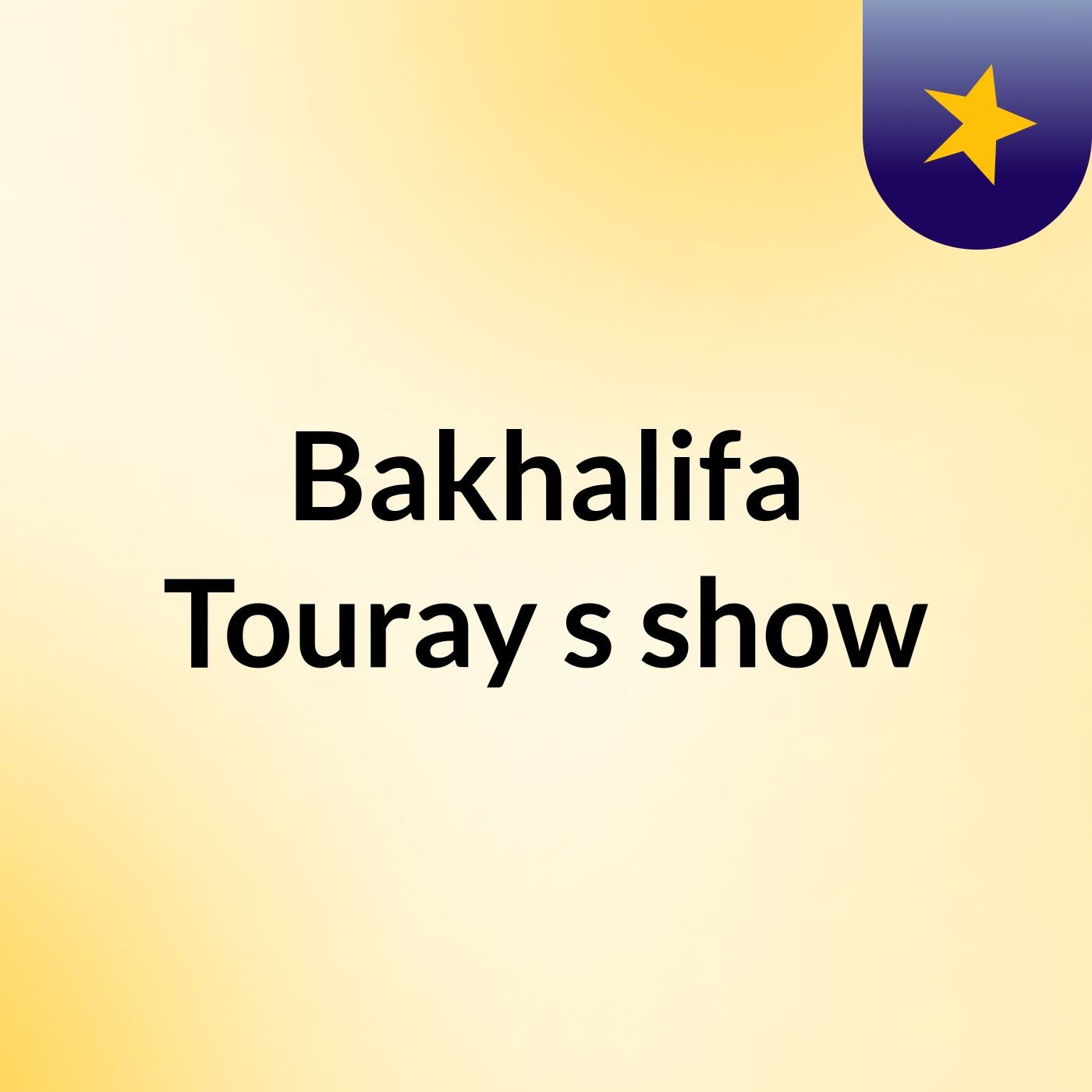 Bakhalifa Touray's show