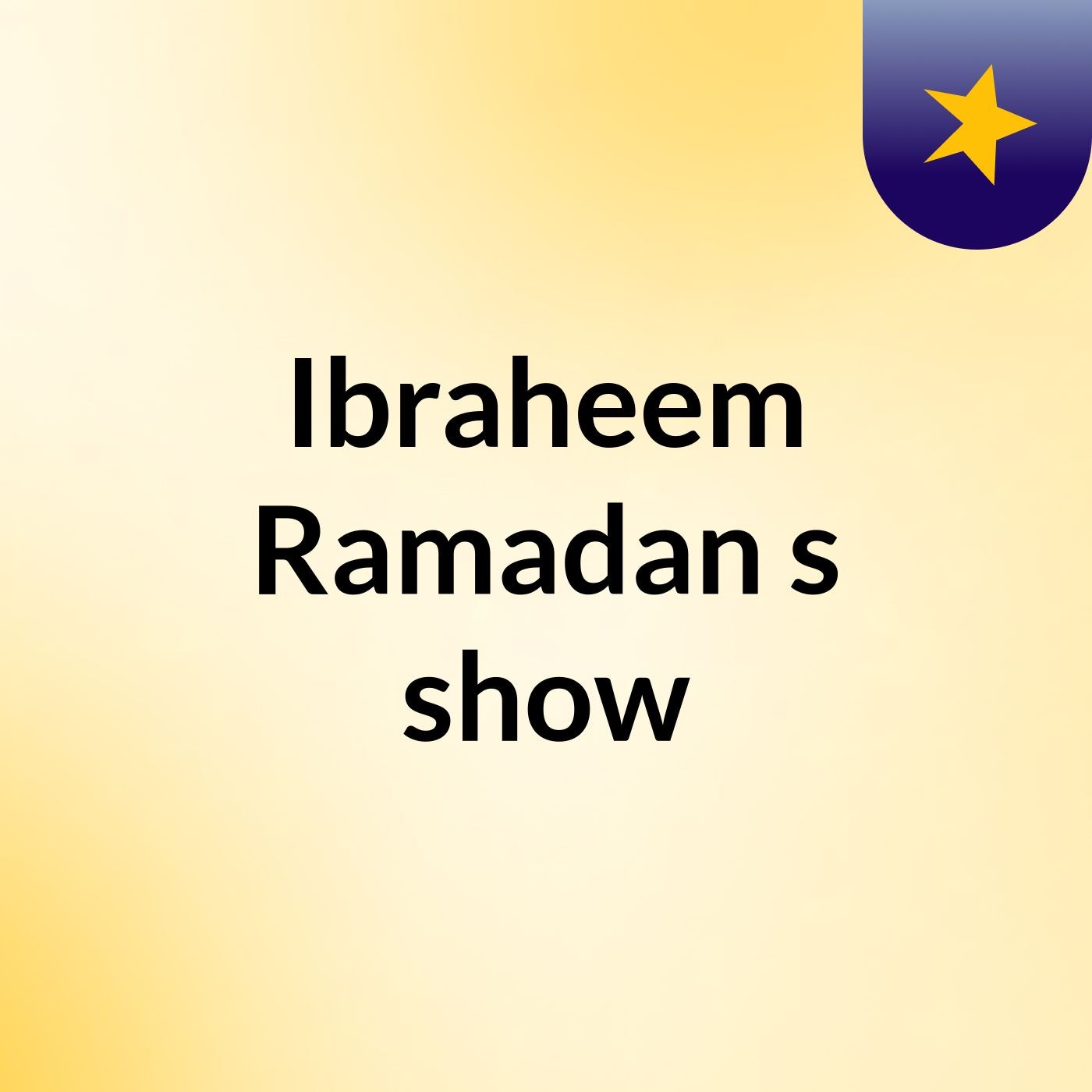 Ibraheem Ramadan's show