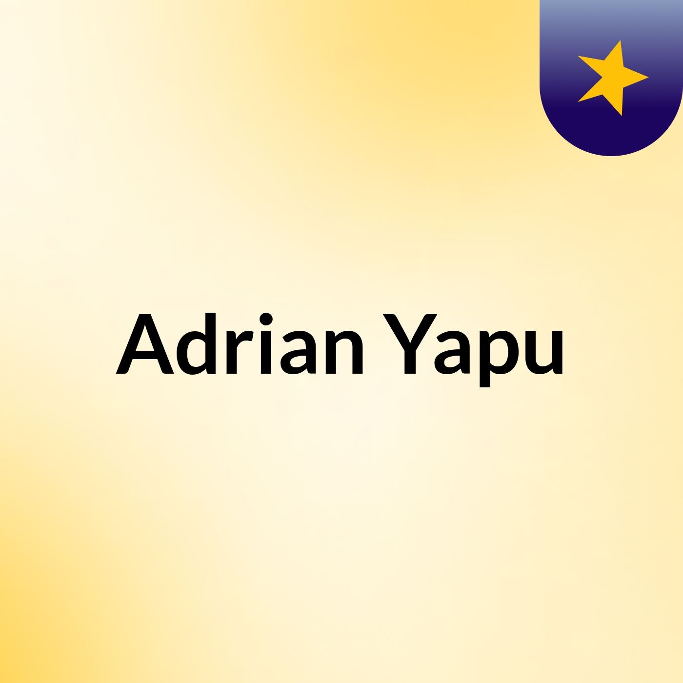 Adrian Yapu
