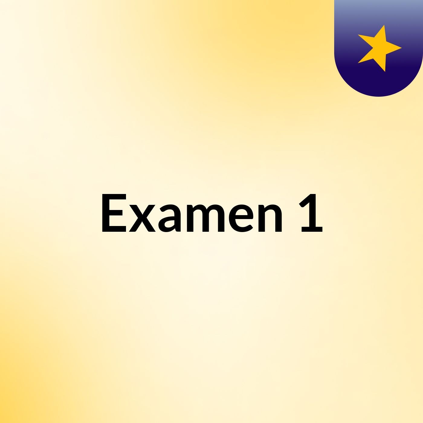 Examen 1