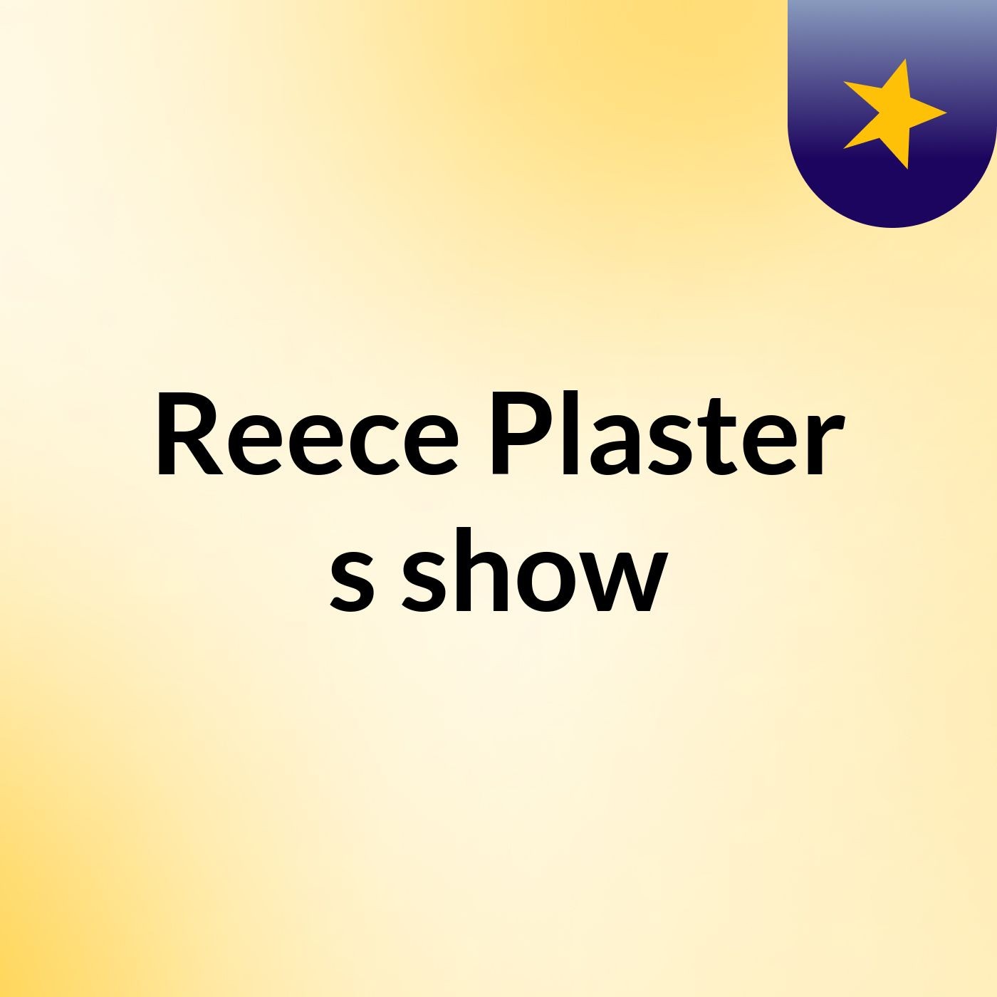 Reece Plaster's show