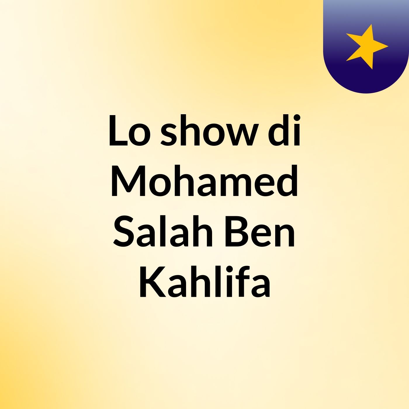 Lo show di Mohamed Salah Ben Kahlifa