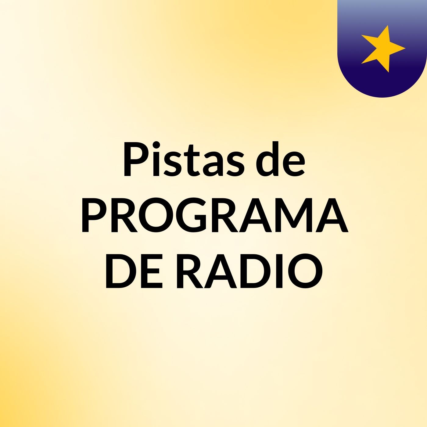 Pistas de PROGRAMA DE RADIO
