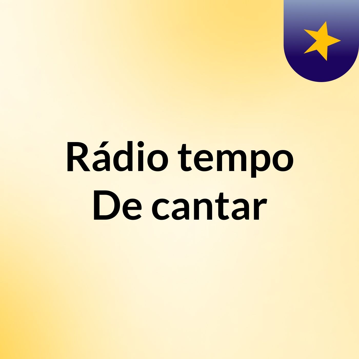 Rádio tempo De cantar
