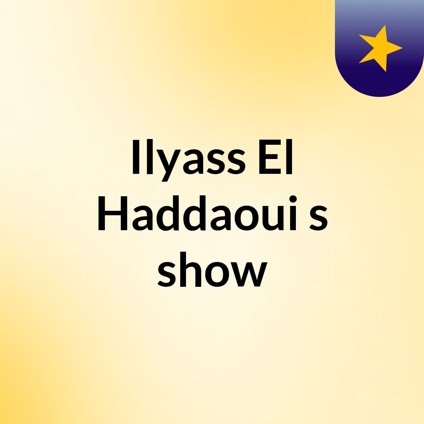 Ilyass El Haddaoui's show