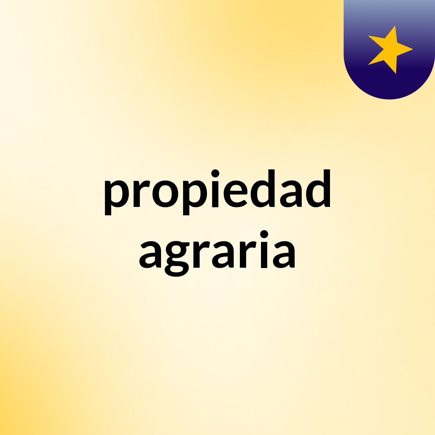propiedad agraria podcast artwork