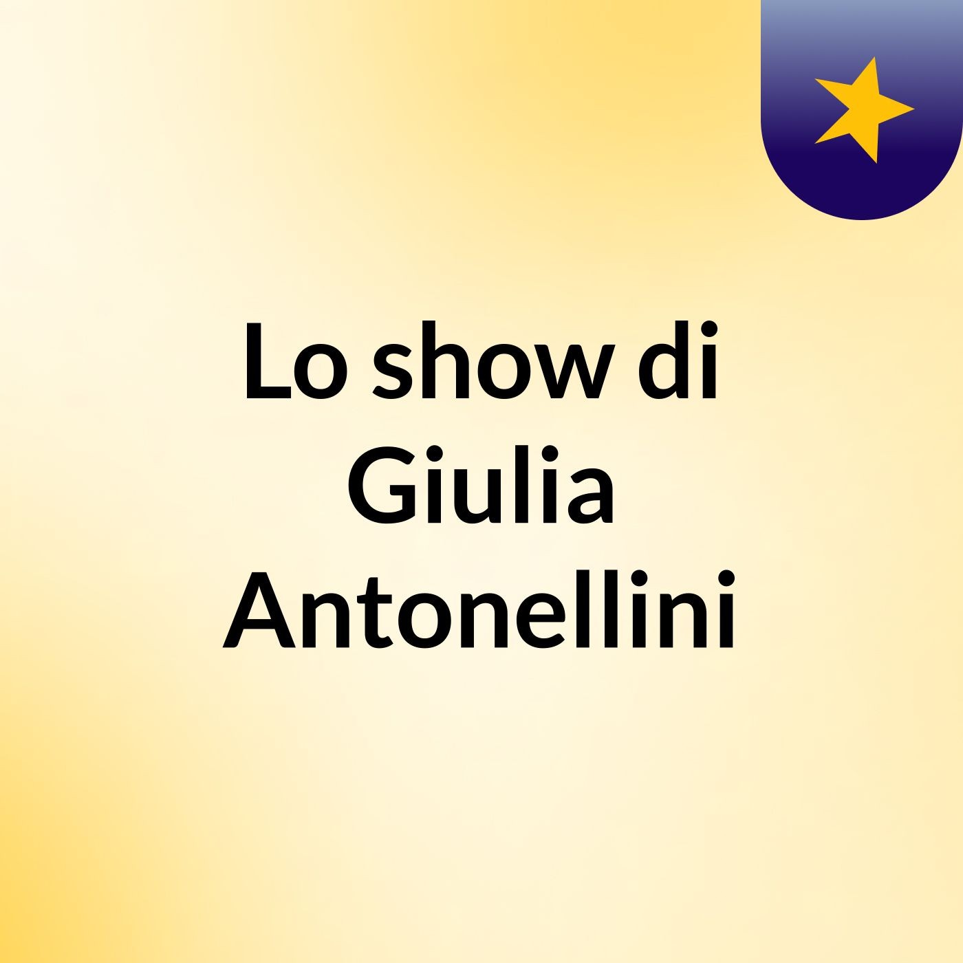 Lo show di Giulia Antonellini cover art