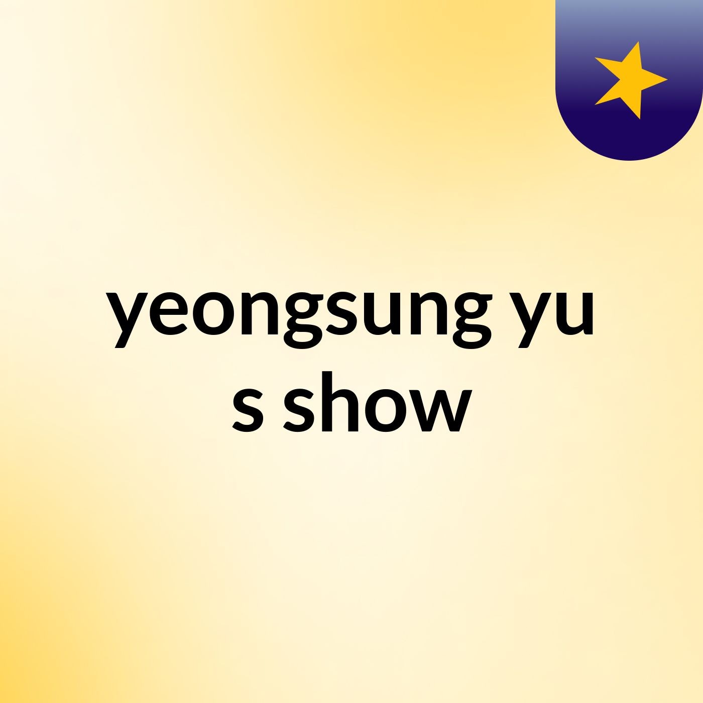 yeongsung yu's show