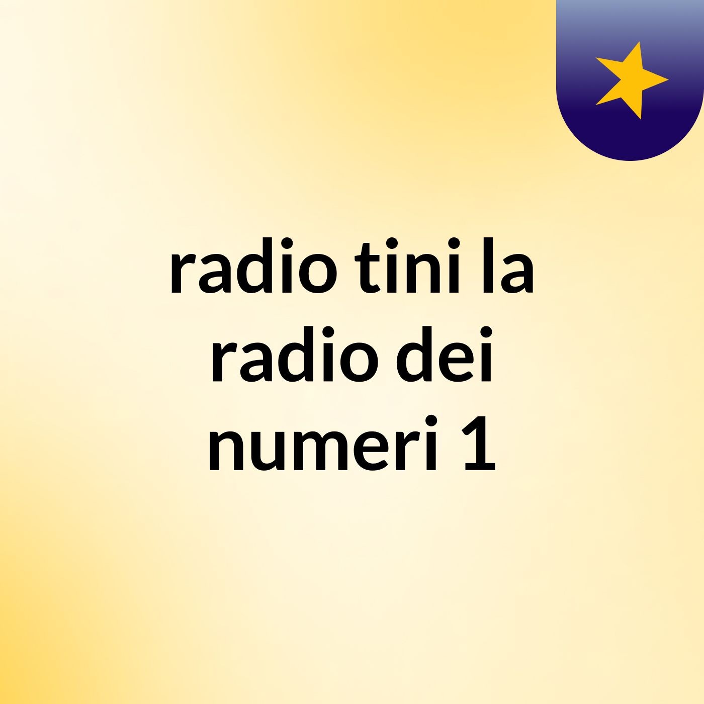 radio tini, la radio dei numeri 1