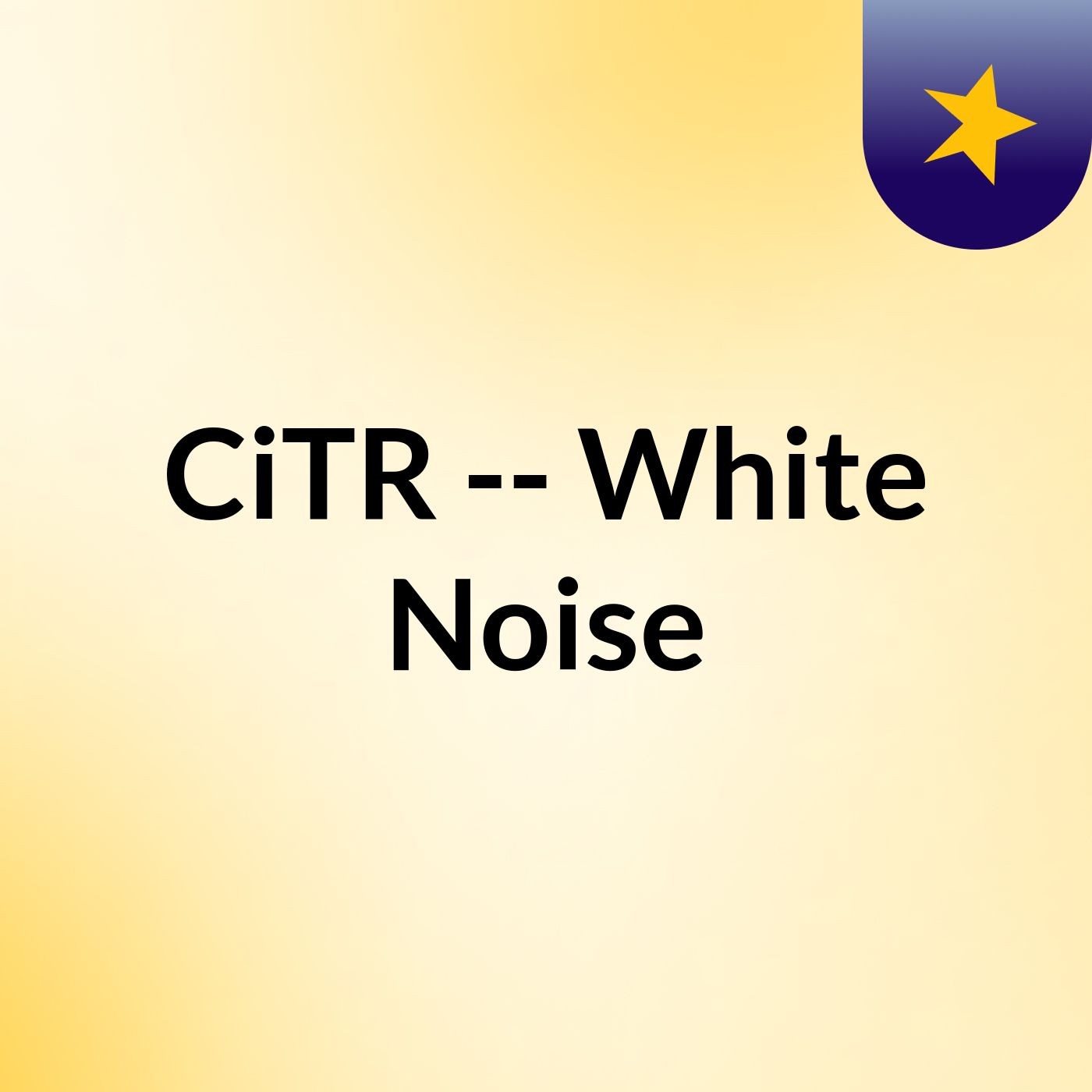 CiTR -- White Noise