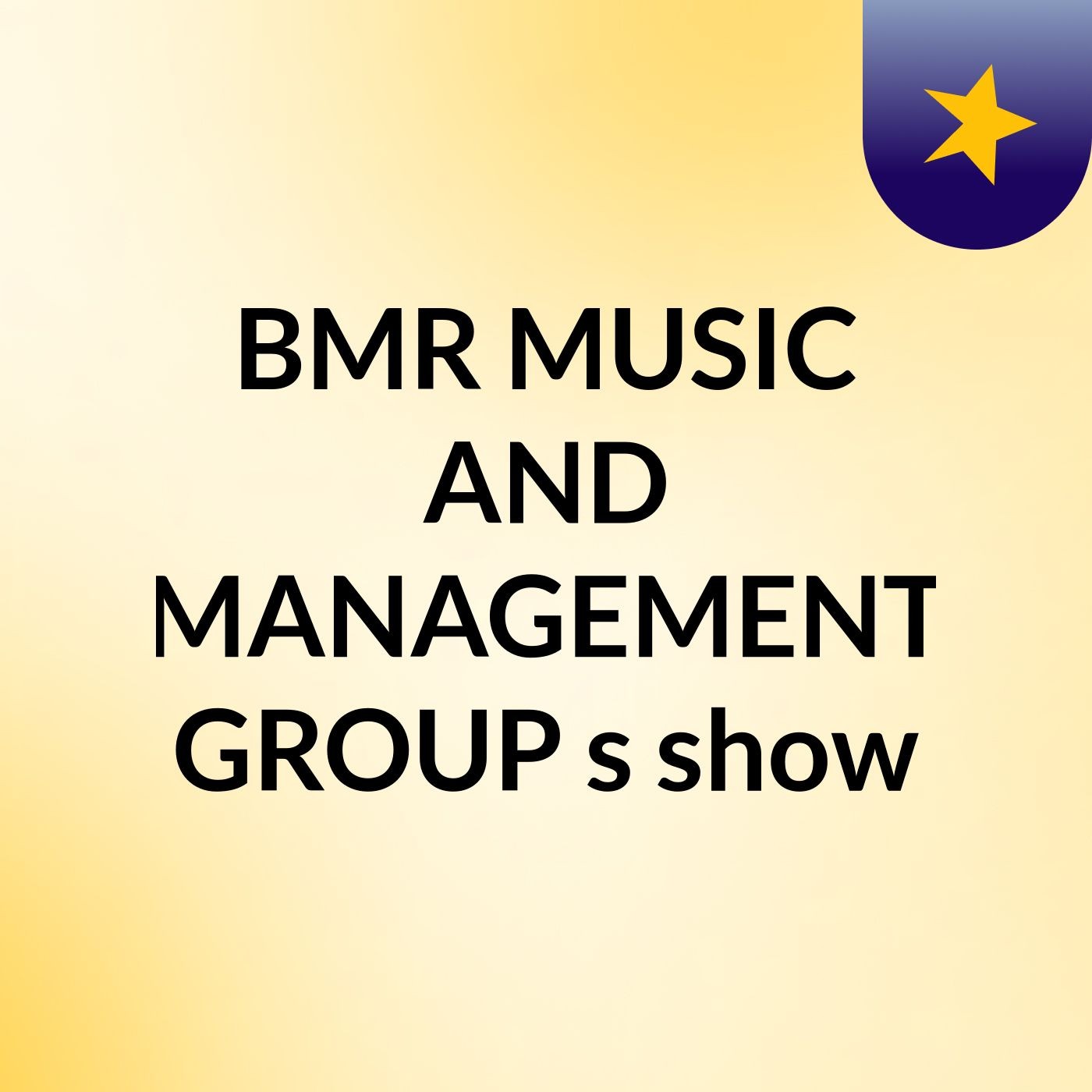 BMR MUSIC AND MANAGEMENT GROUP's show