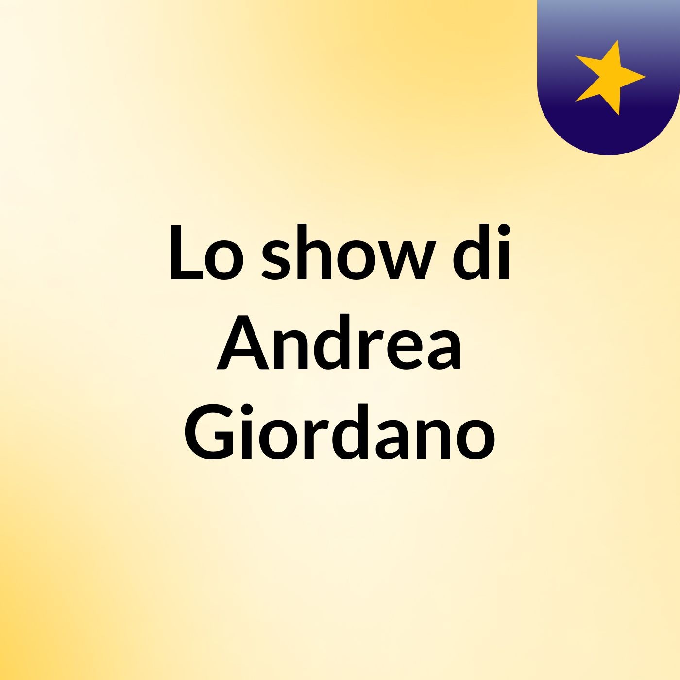 Lo show di Andrea Giordano cover art