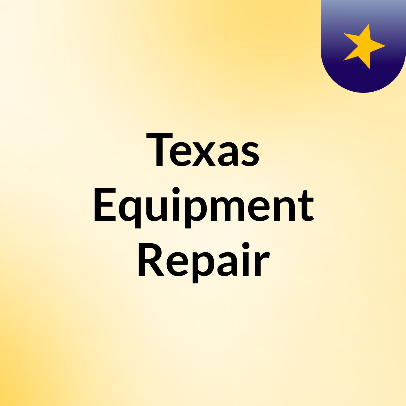 Texas Equipment Repair