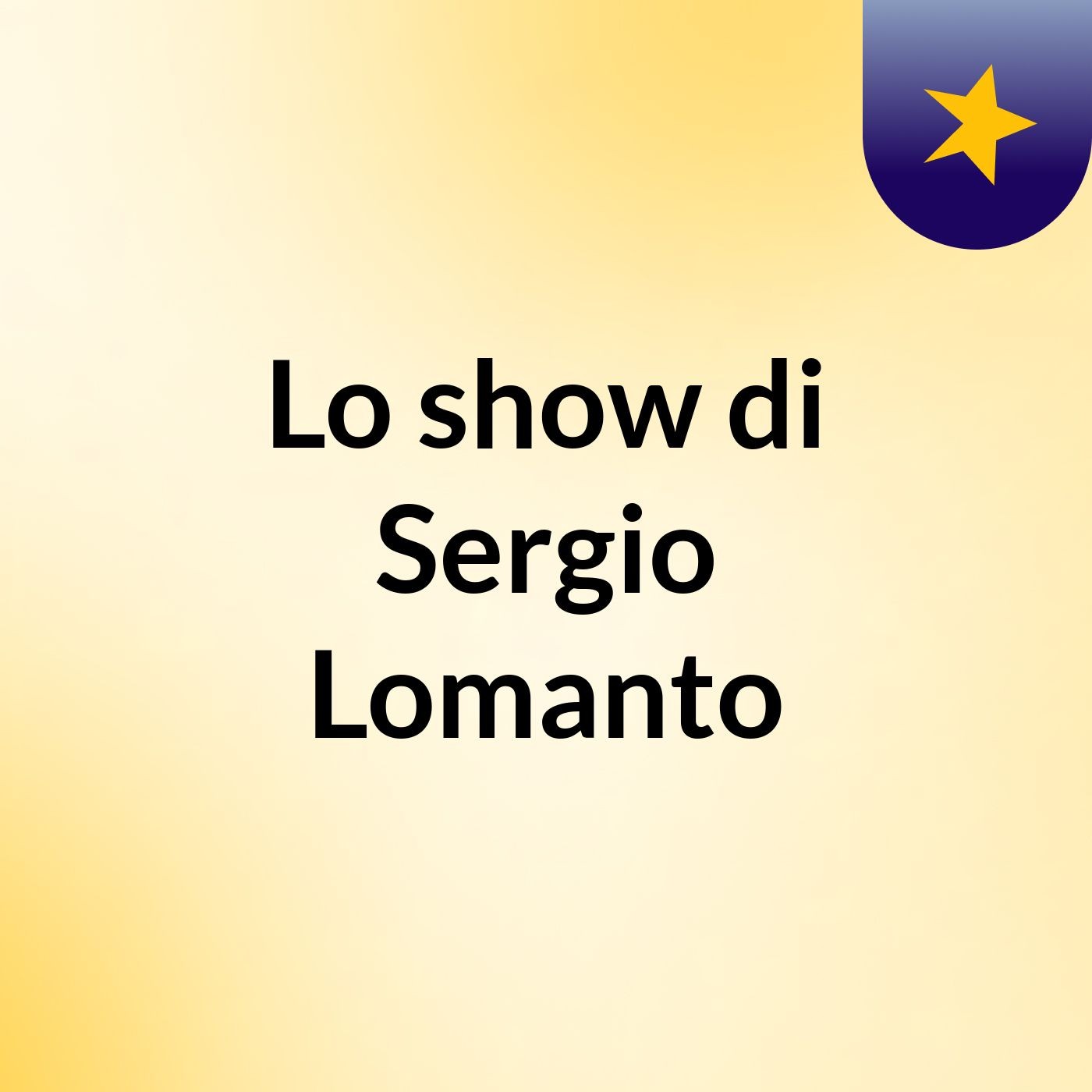 Lo show di Sergio Lomanto