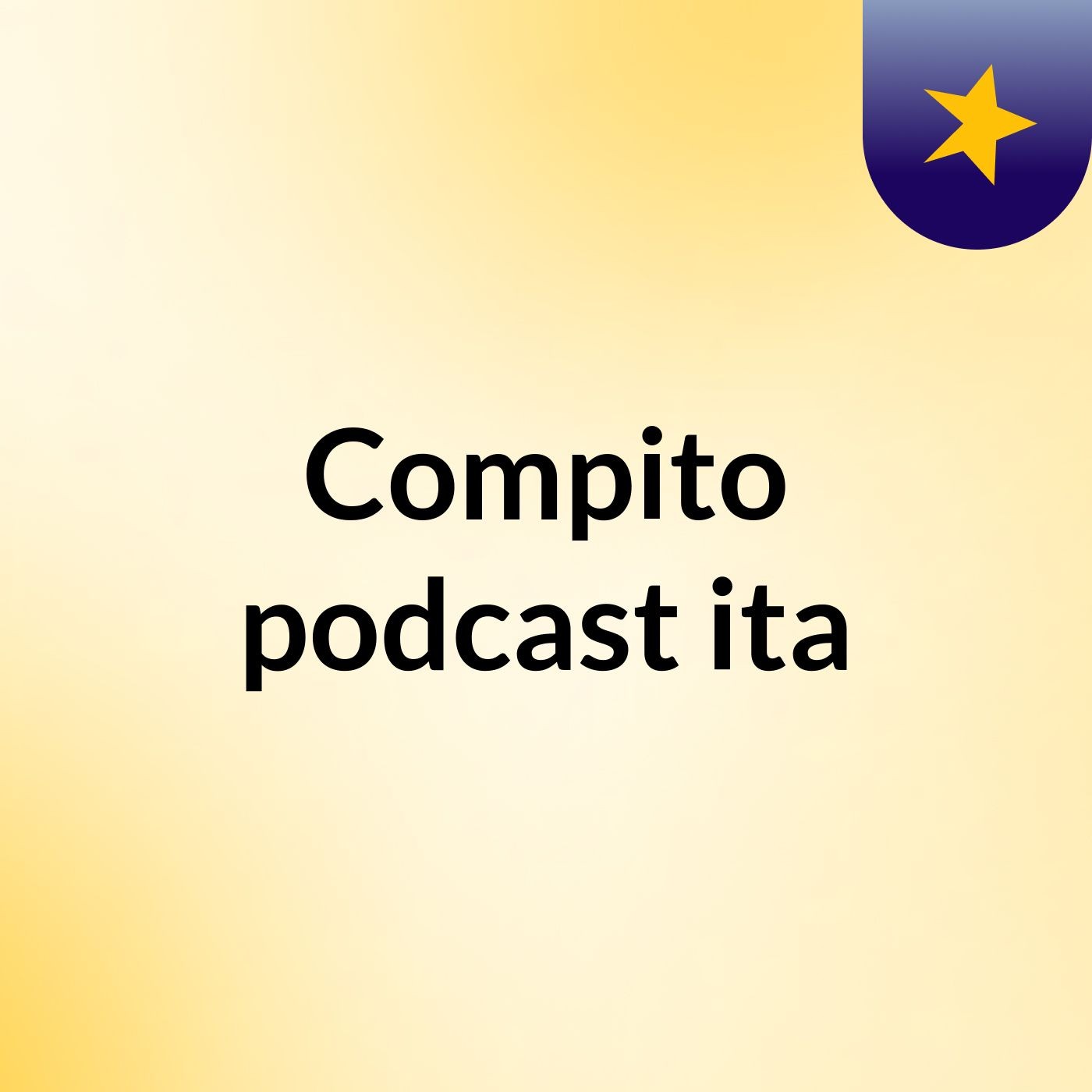 Compito podcast ita