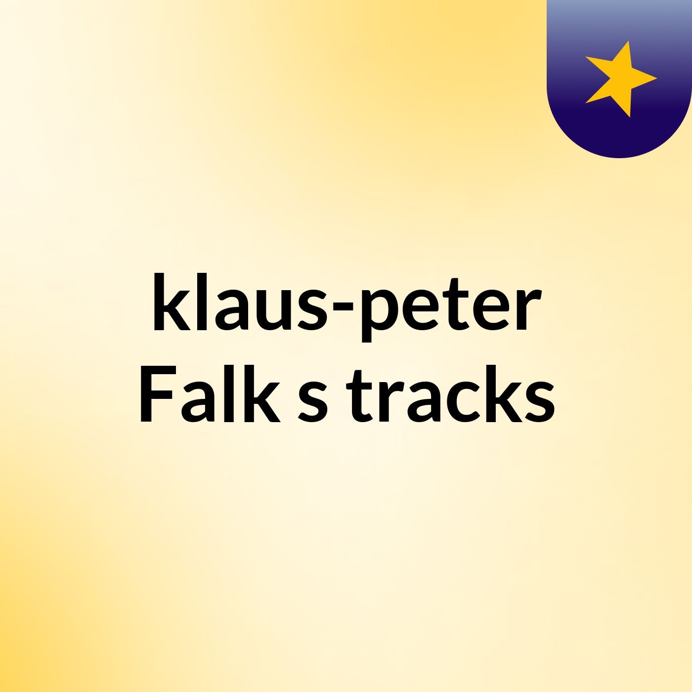 klaus-peter Falk's tracks