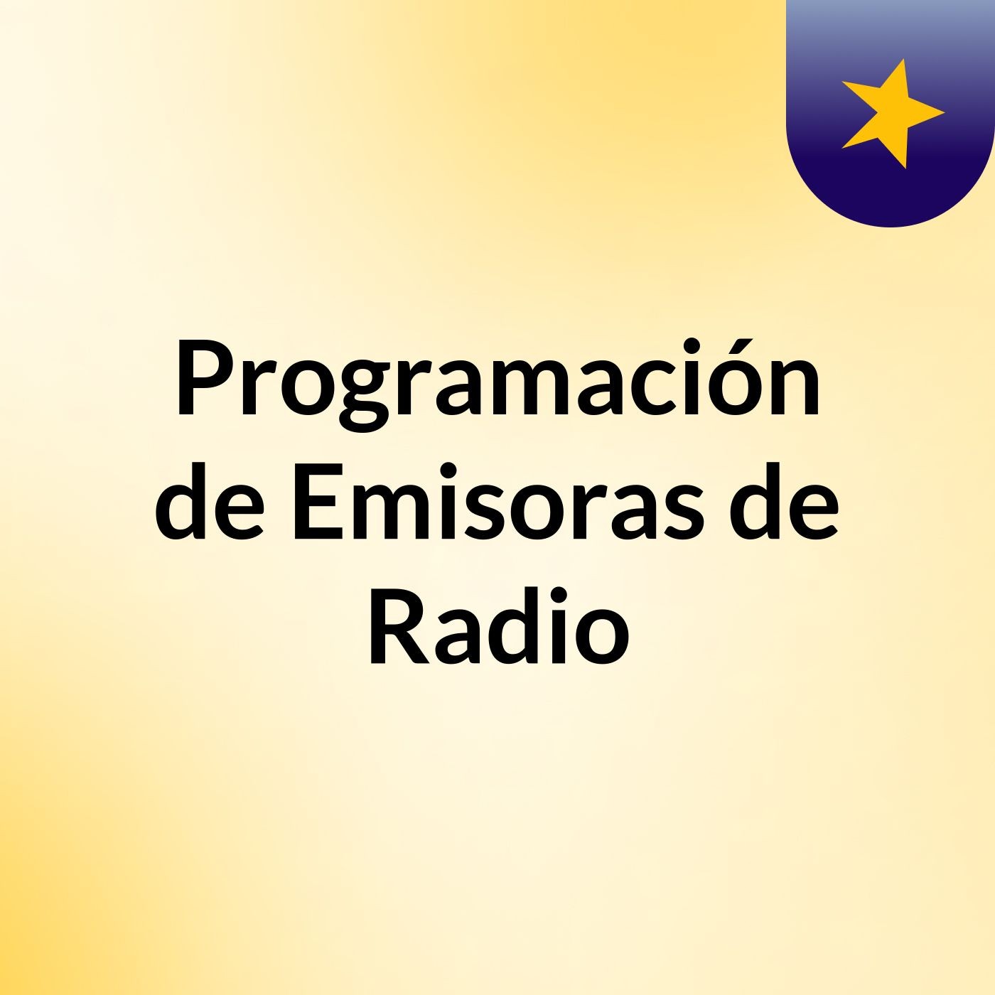 Programación de Emisoras de Radio