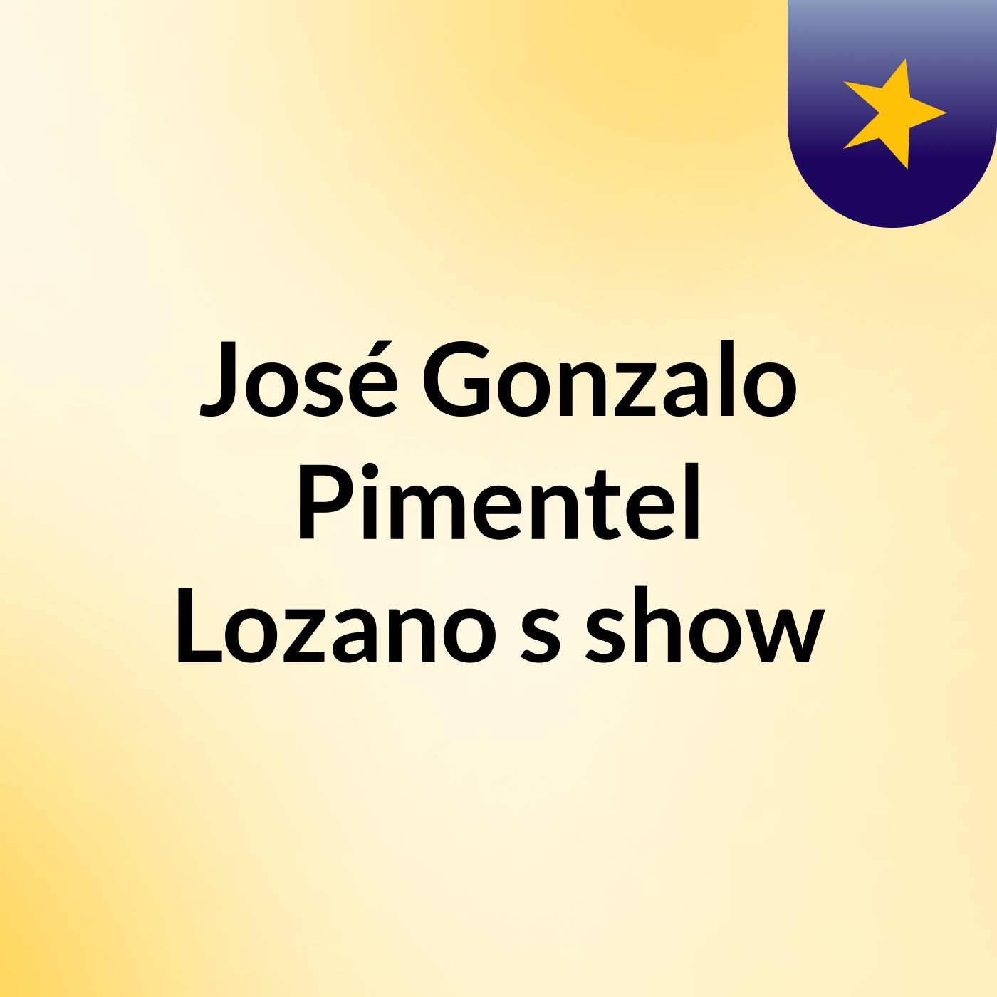 José Gonzalo Pimentel Lozano's show cover art