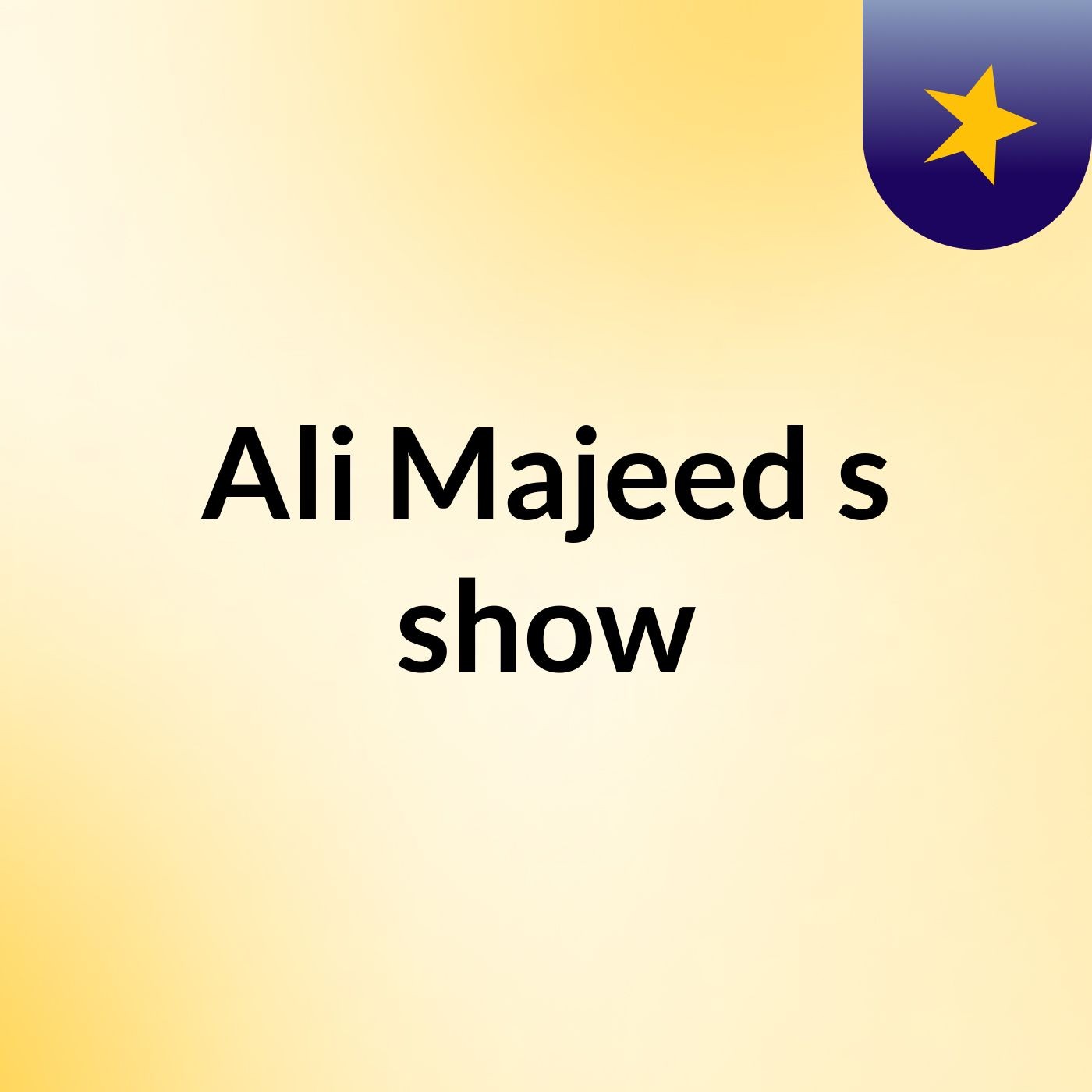 Ali Majeed's show