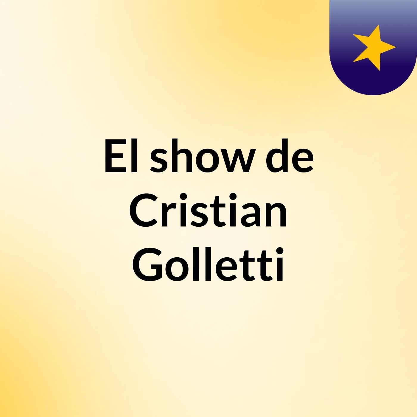 El show de Cristian Golletti