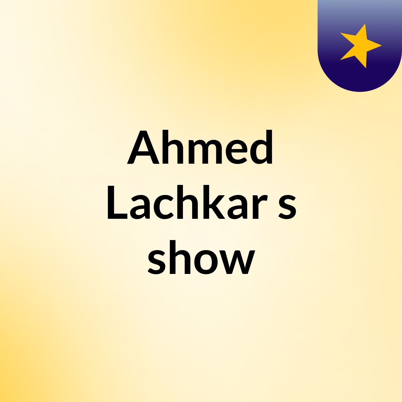 Ahmed Lachkar's show