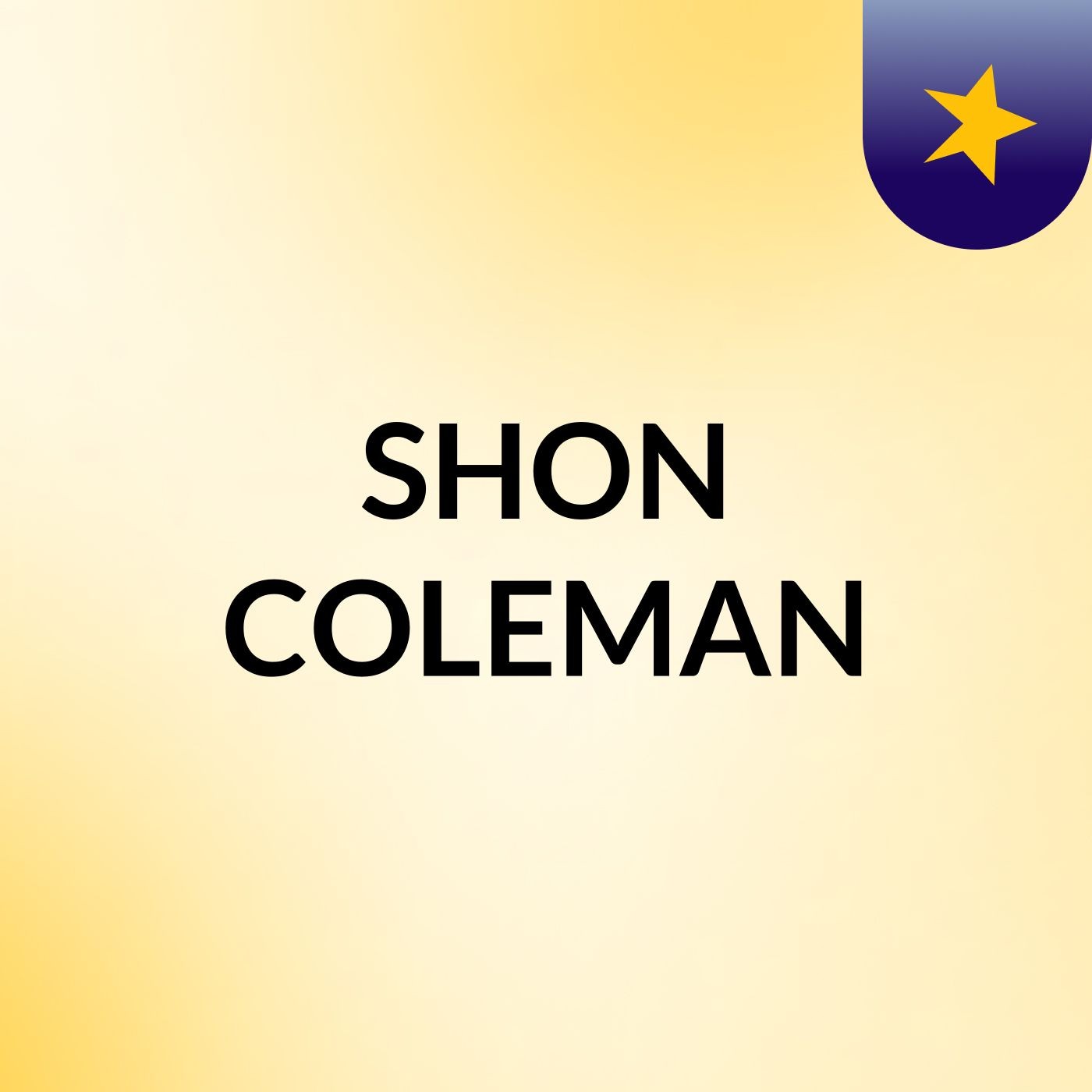 SHON COLEMAN